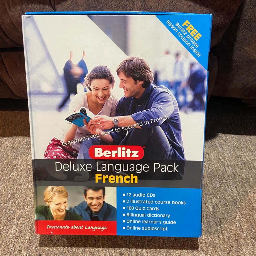 Berlitz French learning kit